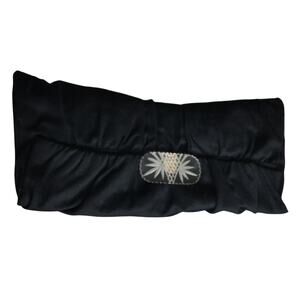 1940s The Meeker Company 100% Virgin Wool Maxi Clutch Lucite Clasp [Vintage]